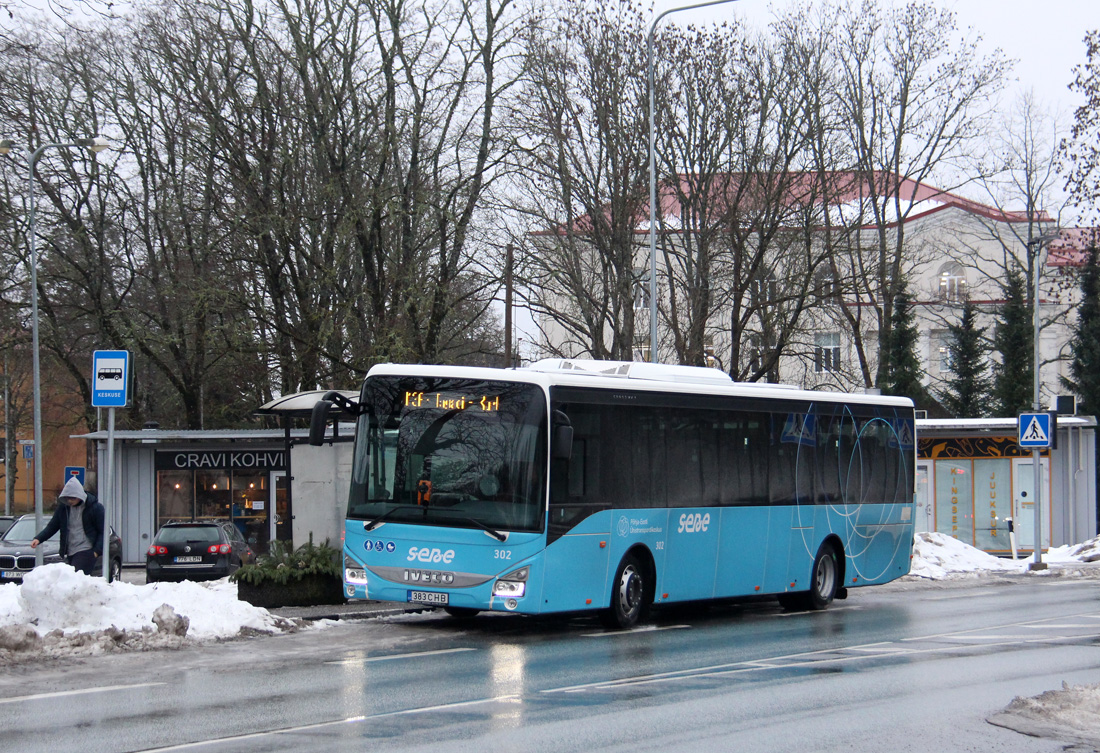 Tallinn, IVECO Crossway LE Line 12M No. 302