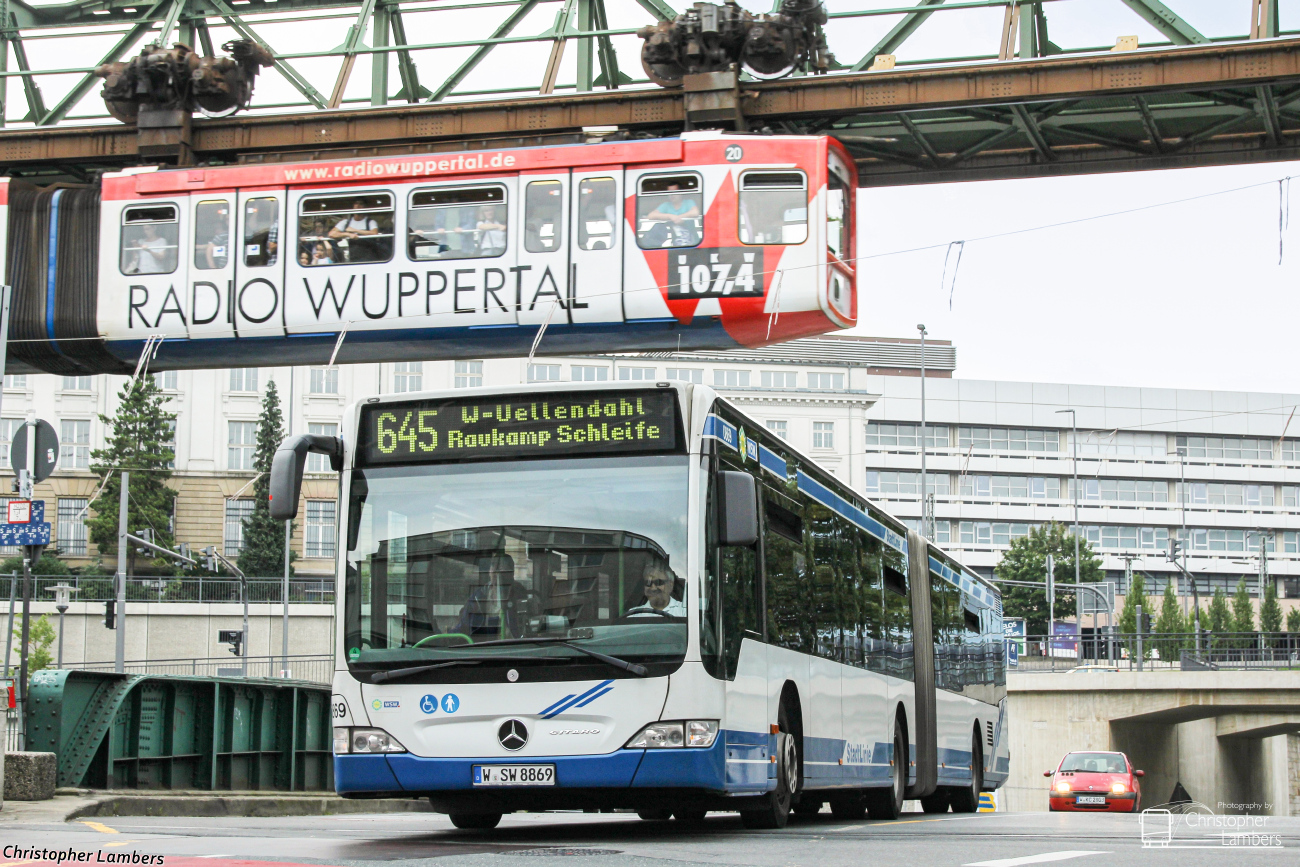Wuppertal, Mercedes-Benz O530 Citaro Facelift G # 0869
