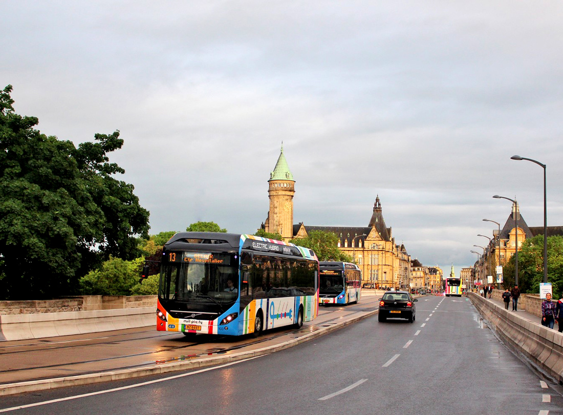 Luxembourg-ville, Volvo 7900 Electric Hybrid # 103