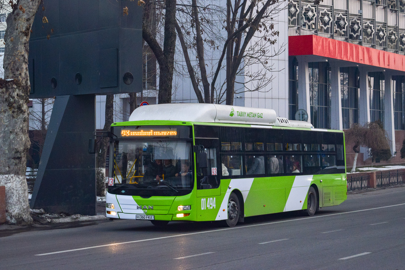 Tashkent, MAN A22 (CNG) # 01494