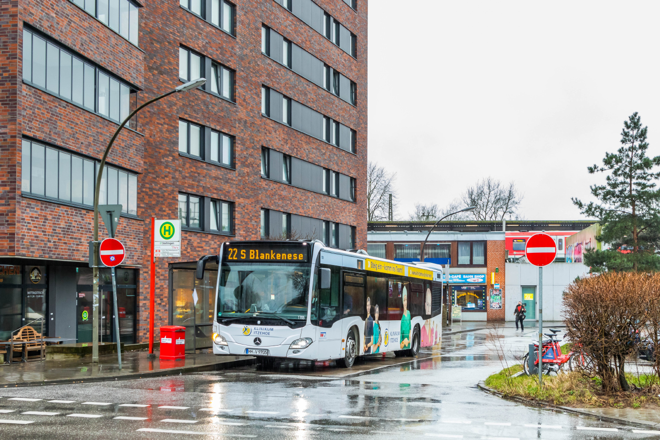 Hamburg, Mercedes-Benz Citaro C2 # 1705