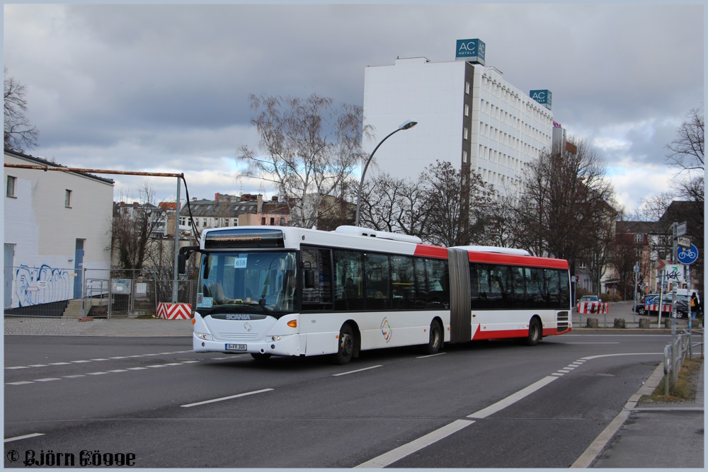 Берлин, Scania OmniLink CK320UA 6x2/2LB № B-FR 308