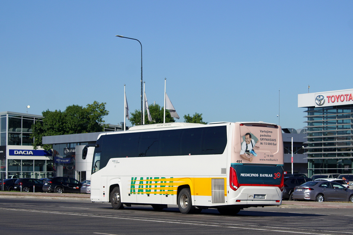 Kaunas, Scania Touring HD (Higer A80T) # 491