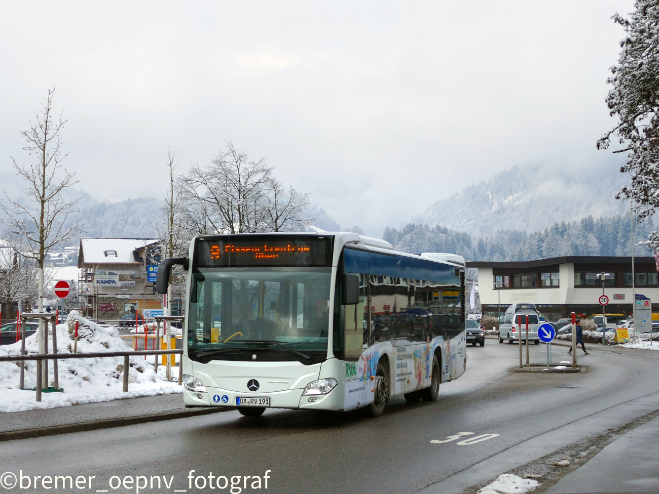 Oberstdorf, Mercedes-Benz Citaro C2 K # OA-RV 191