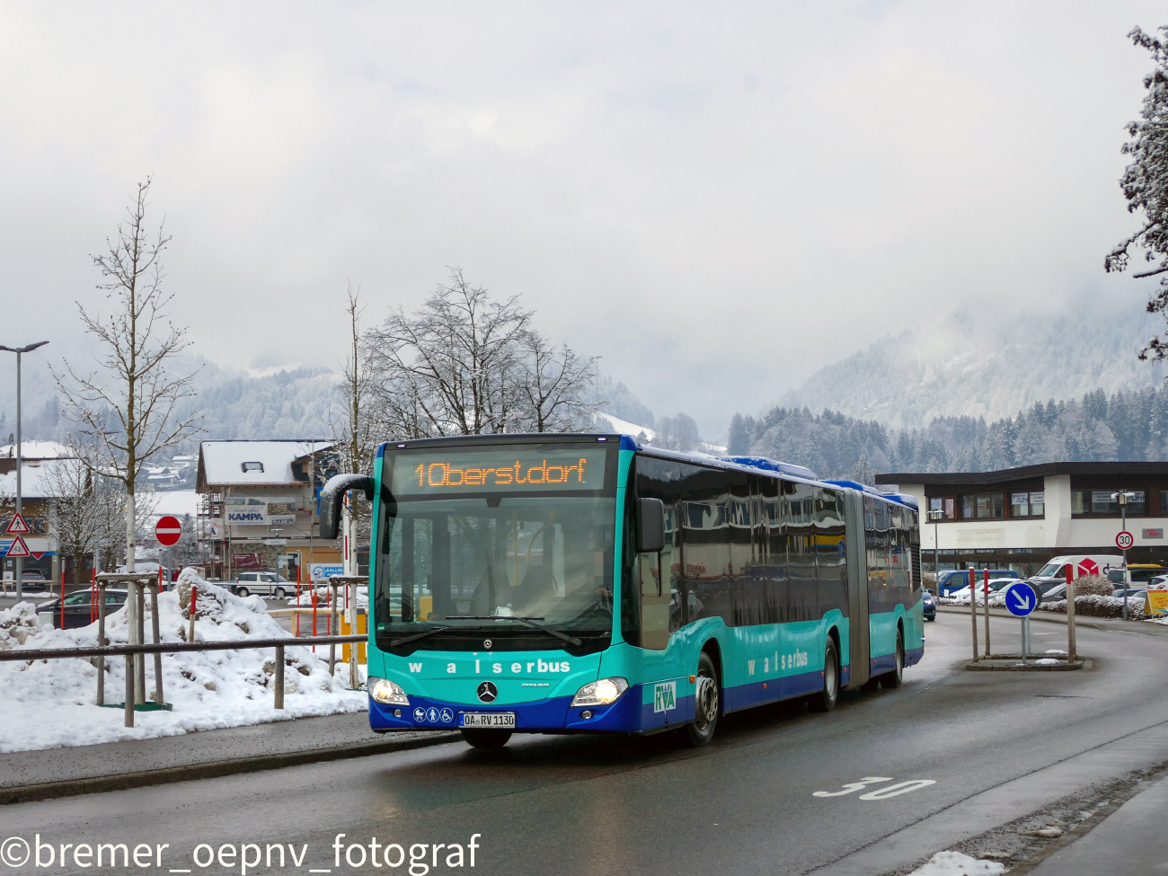Oberstdorf, Mercedes-Benz Citaro C2 G # OA-RV 1130
