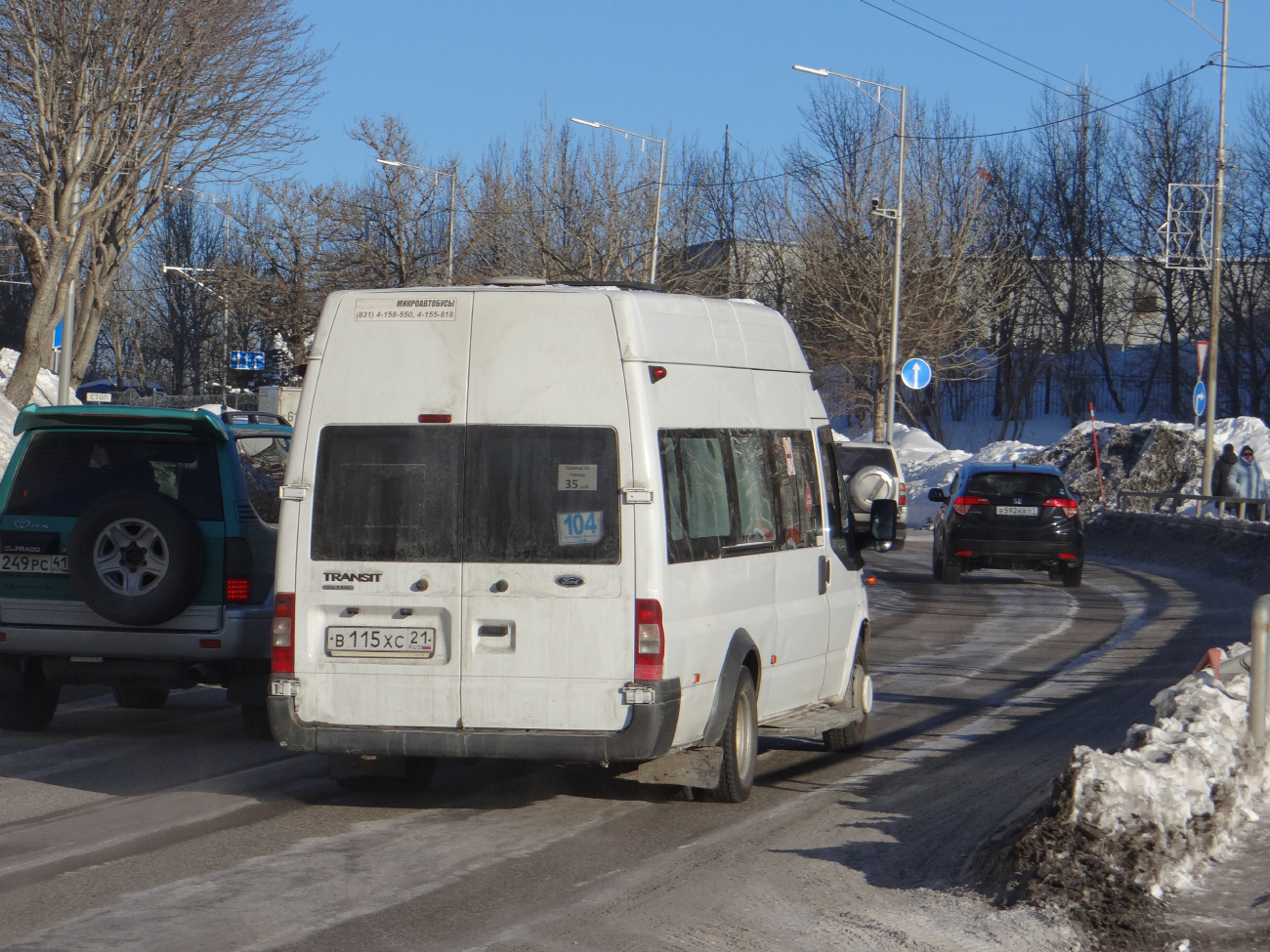 Петропавловск-Камчатский, Sollers B-BF (Ford Transit) № В 115 ХС 21