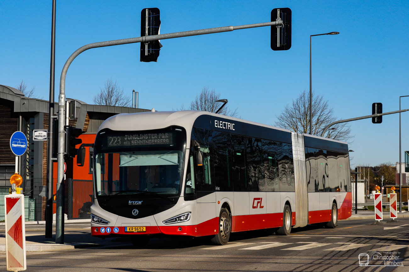 Luxembourg-ville, Irizar ie bus 18m # 2