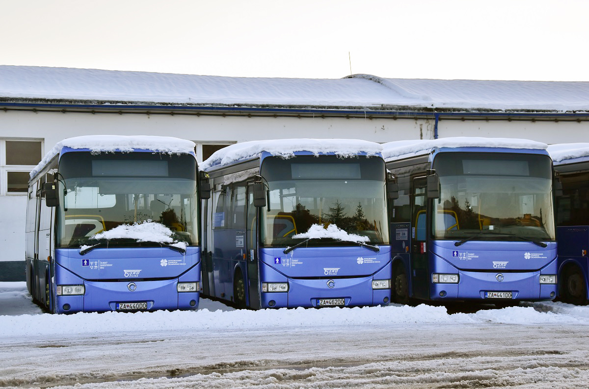Жилина, Irisbus Crossway 10.6M № ZA-440DO; Жилина, Irisbus Crossway 10.6M № ZA-462DO; Жилина, Irisbus Crossway 10.6M № ZA-441DO