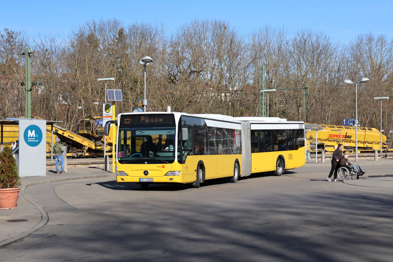Karlsruhe, Mercedes-Benz O530 Citaro Facelift G №: 081; Böblingen — SEV Stuttgart-Zuffenhausen — Weil der Stadt -(Calw)  (Württembergische Schwarzwaldbahn)