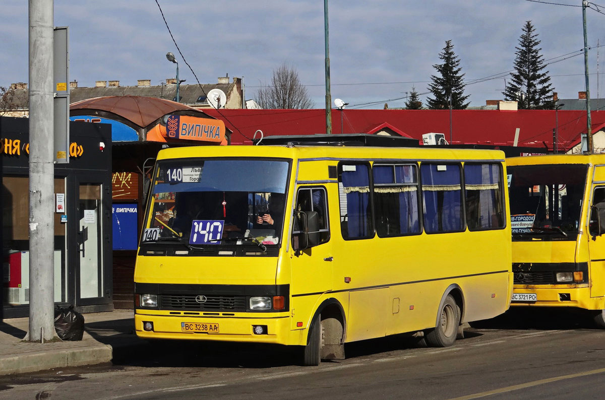 Lviv, БАЗ-А079.45 "Подснежник" No. ВС 3238 АА