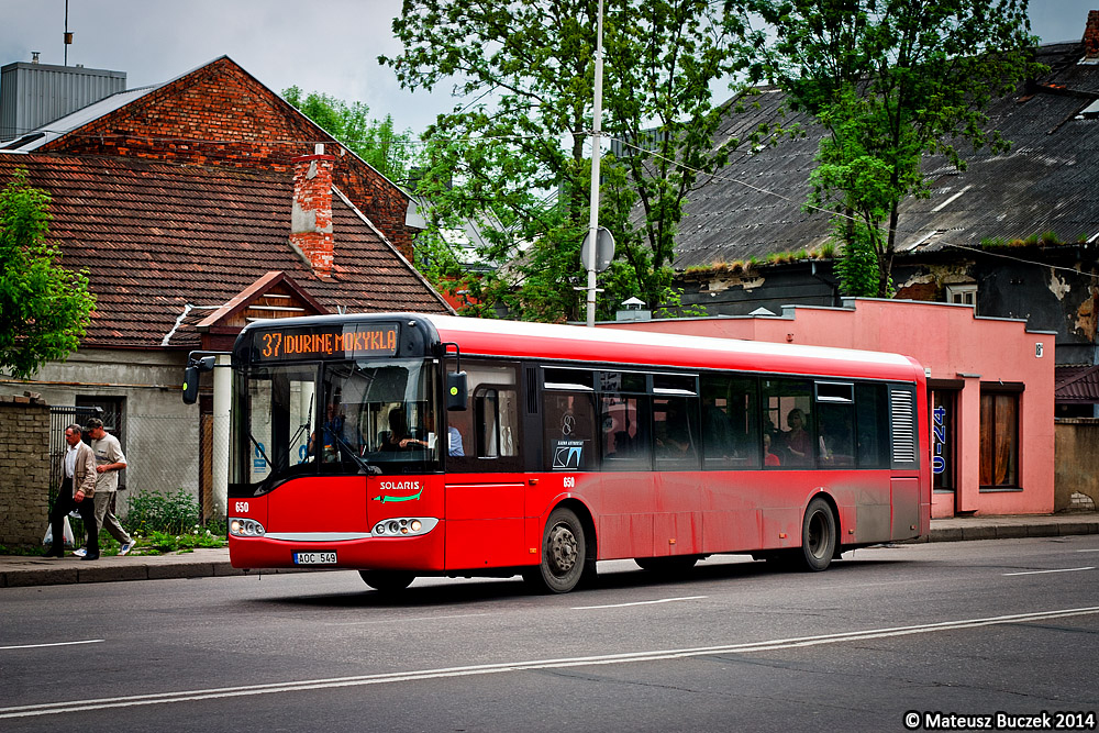 Kaunas, Solaris Urbino II 12 № 650
