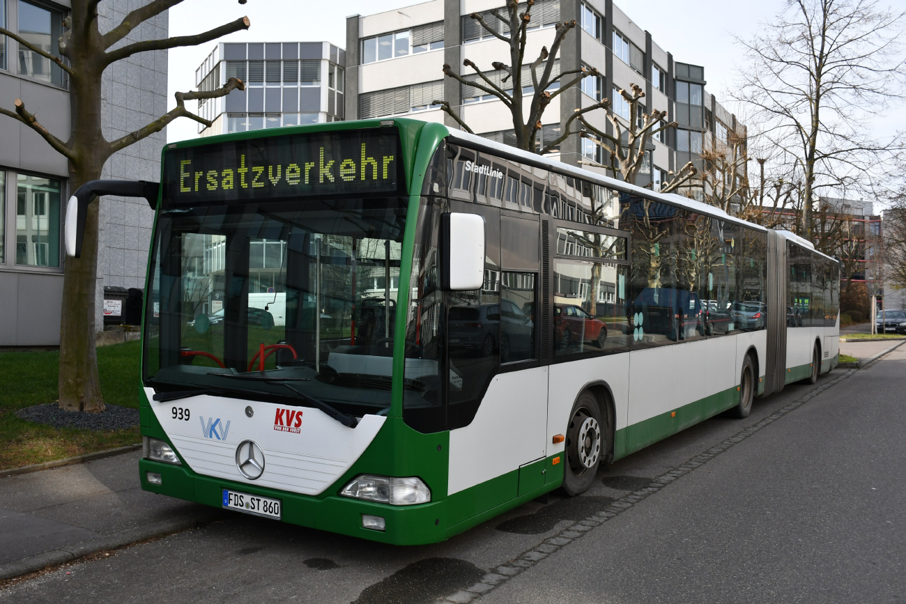 Freudenstadt, Mercedes-Benz O530 Citaro G № FDS-ST 860; Böblingen — SEV Stuttgart-Zuffenhausen — Weil der Stadt -(Calw)  (Württembergische Schwarzwaldbahn)