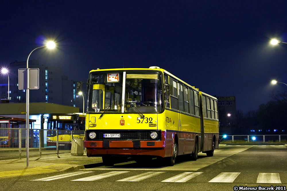 Warsaw, Ikarus 280.70E # 5732