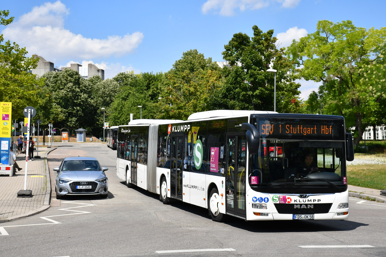 Freudenstadt, MAN A23 Lion's City G NG363 # FDS-OK 58; Stuttgart — SEV Stammstreckensperrung S-Bahn Stuttgart