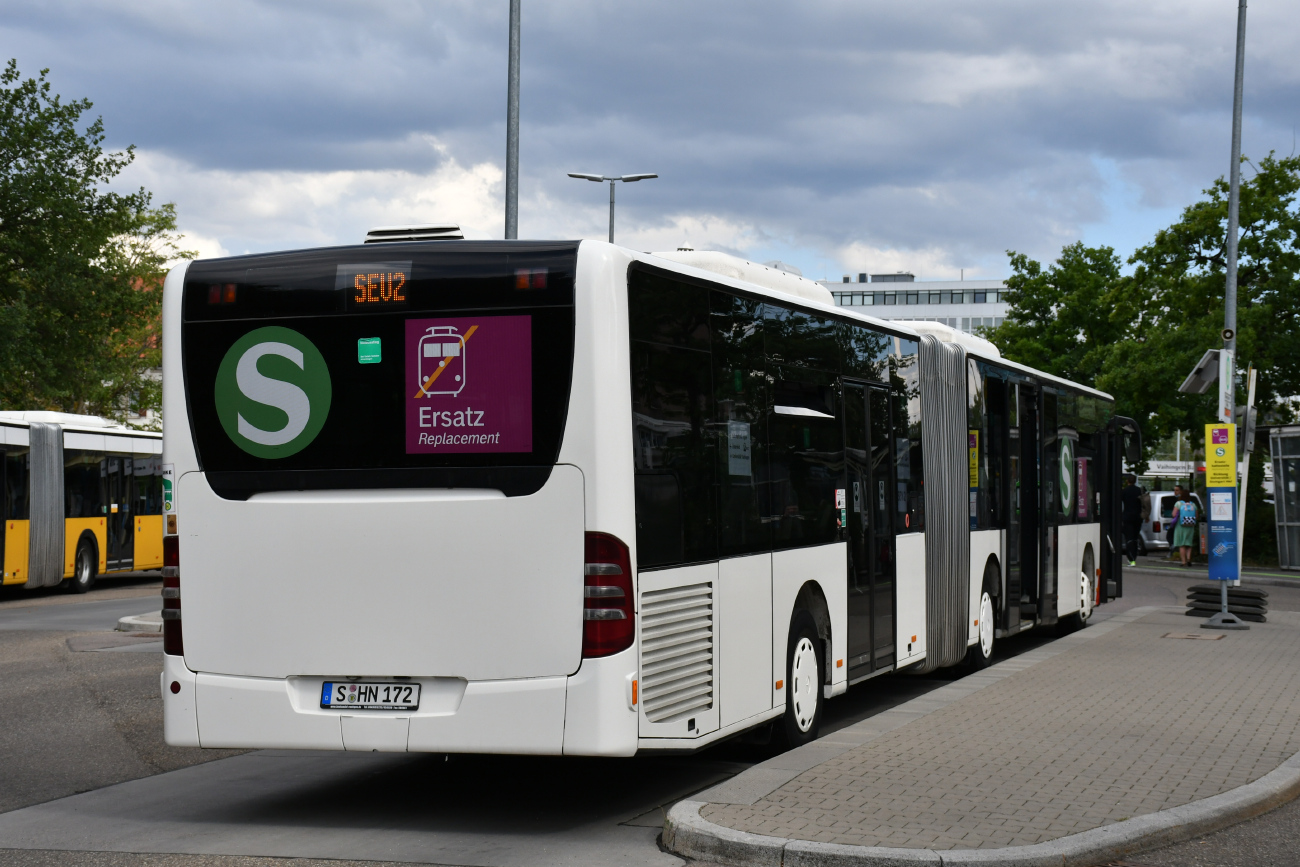 Stuttgart, Mercedes-Benz O530 Citaro Facelift G nr. 72; Stuttgart — SEV Stammstreckensperrung S-Bahn Stuttgart