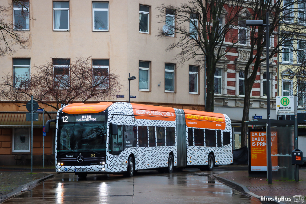 Aachen, Mercedes-Benz eCitaro G # 495