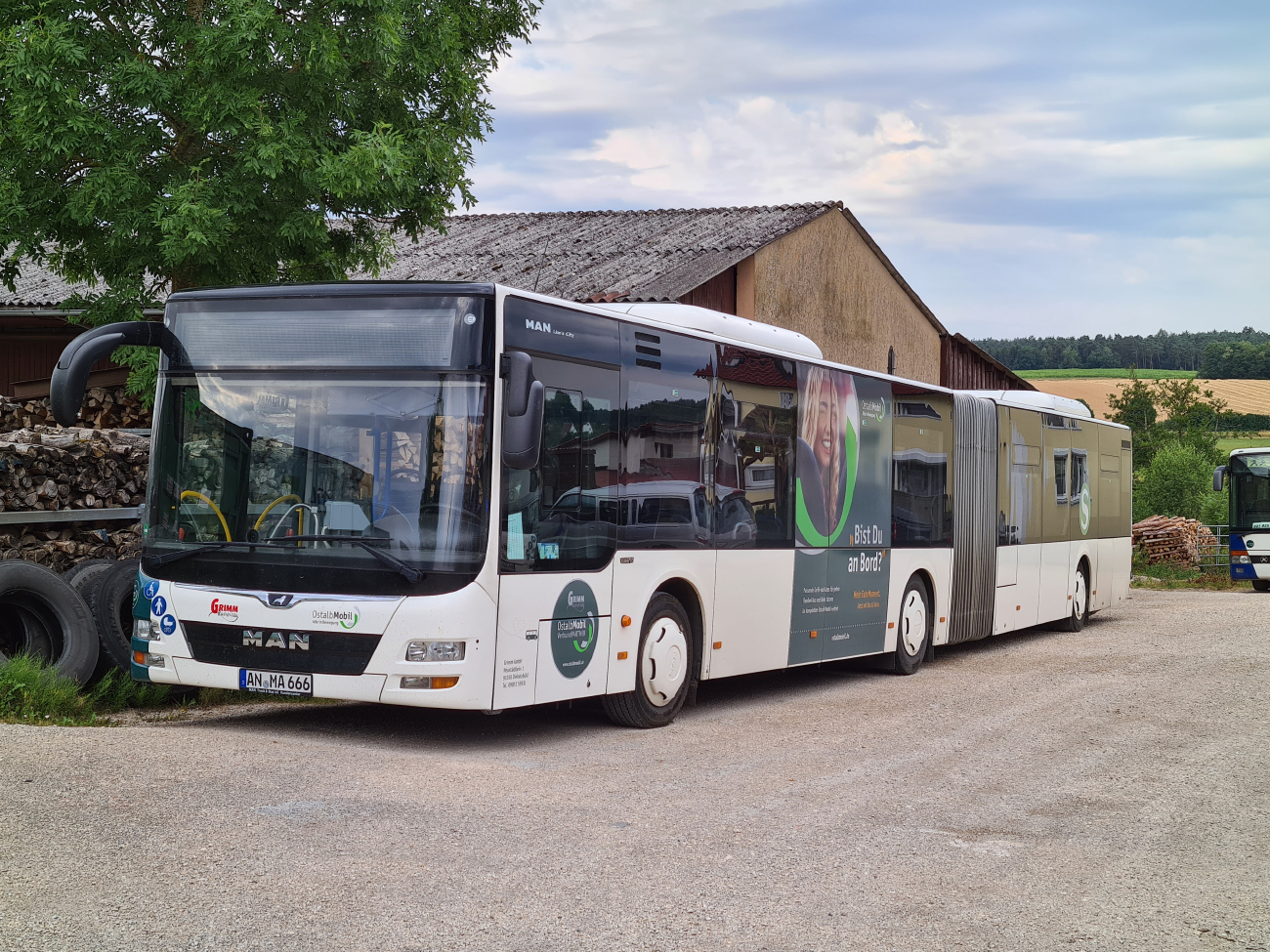 Ansbach, MAN A23 Lion's City G NG363 # AN-MA 666