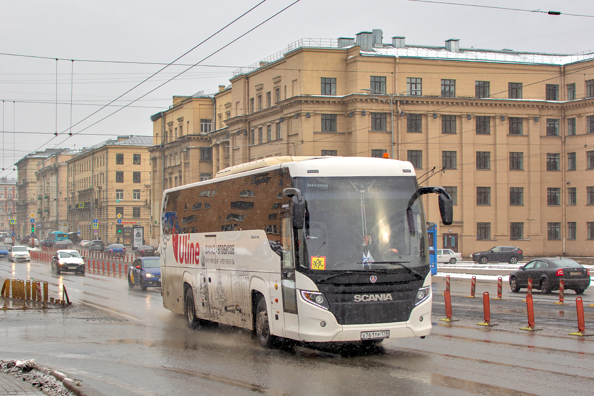 Sankt Petersburg, Scania Touring HD (Higer A80T) # Х 761 ТР 178