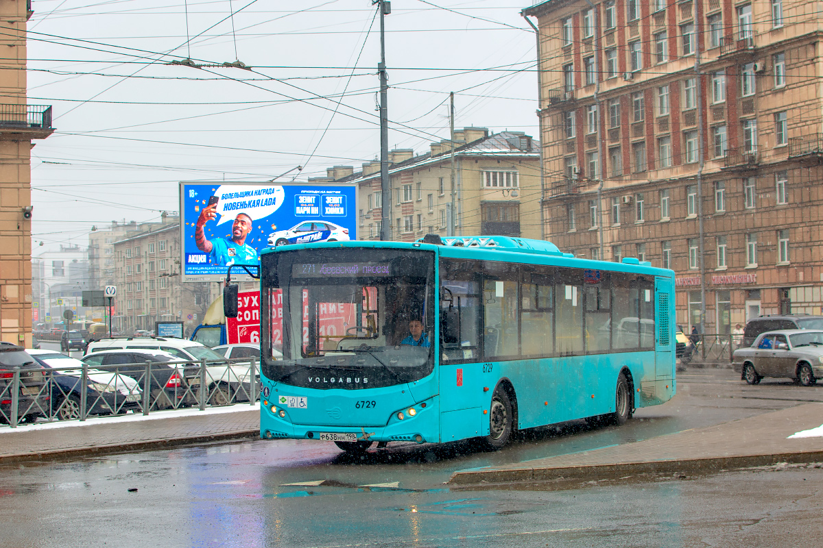 San Petersburgo, Volgabus-5270.G4 (LNG) # 6729