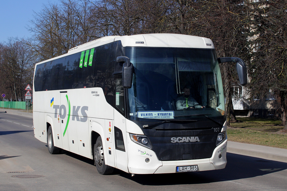 Vilnius, Scania Touring HD (Higer A80T) # 107