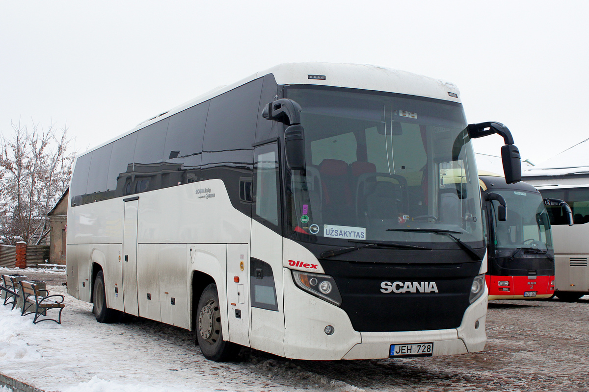 Vilnius, Scania Touring HD (Higer A80T) č. JEH 728