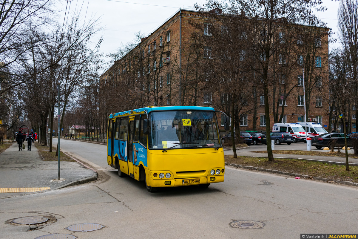 Kyiv, Богдан А09200 # АА 1175 АА