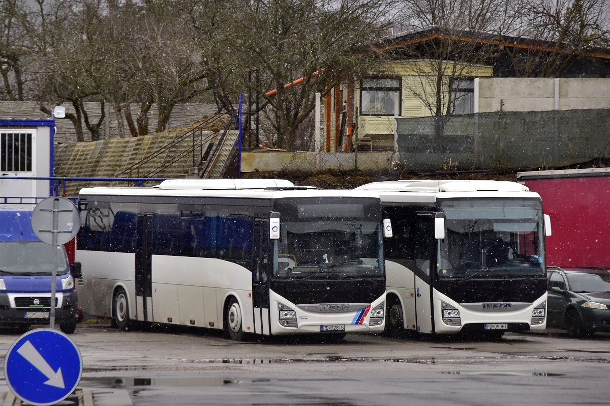 Prievidza, Irisbus Crossway 12.8M # PD-728IB; Prievidza, Irisbus Evadys H 12.8M # PD-999HT