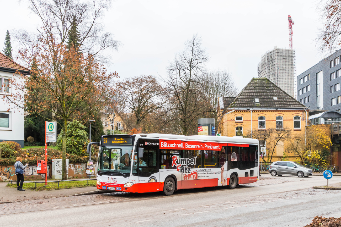 Hamburg, Mercedes-Benz Citaro C2 LE # 6714