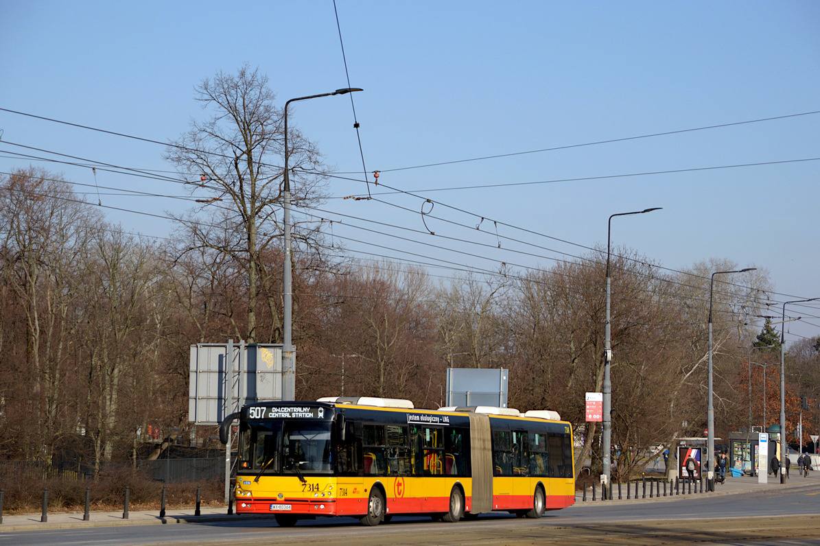 Warschau, Solbus SM18 LNG Nr. 7314