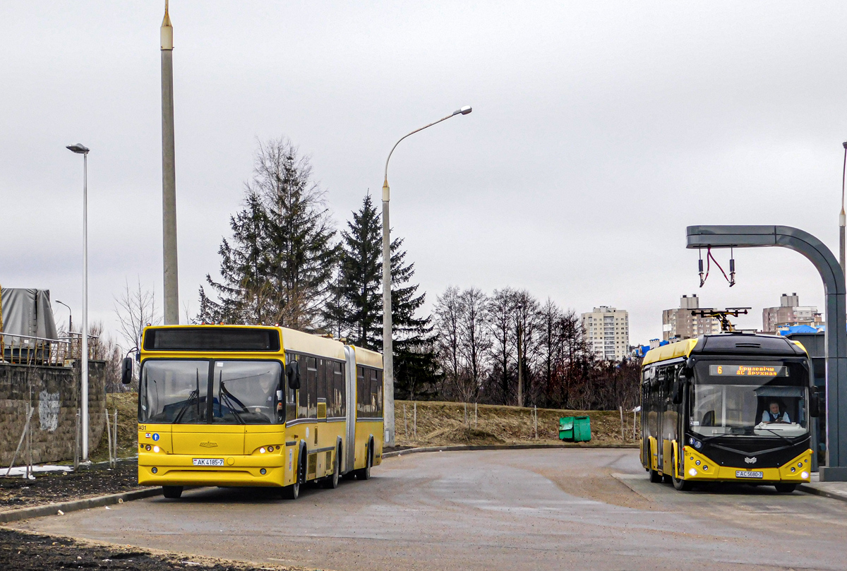 Minsk, МАЗ-105.465 č. 024431; Minsk, БКМ Е321 č. 4817