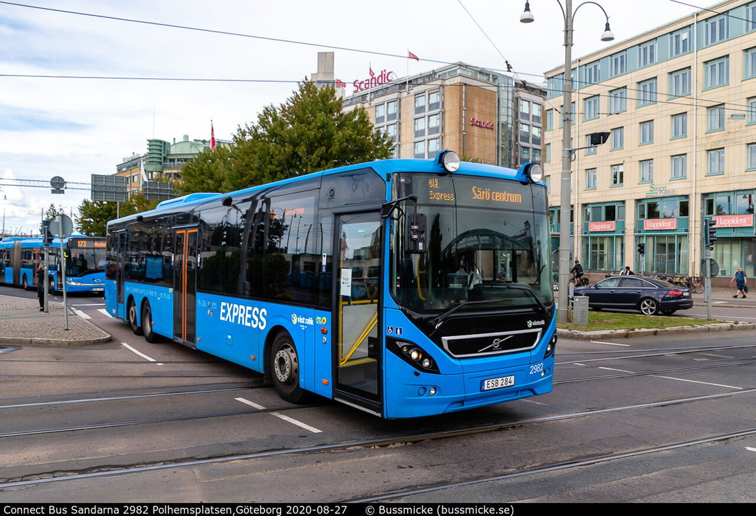 Gothenburg, Volvo 8900LE # 2982