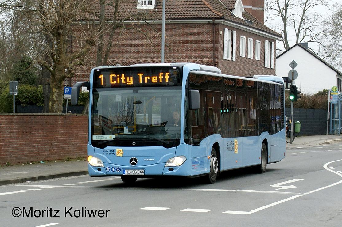Nienburg (Weser), Mercedes-Benz Citaro C2 Hybrid nr. NI-SB 844