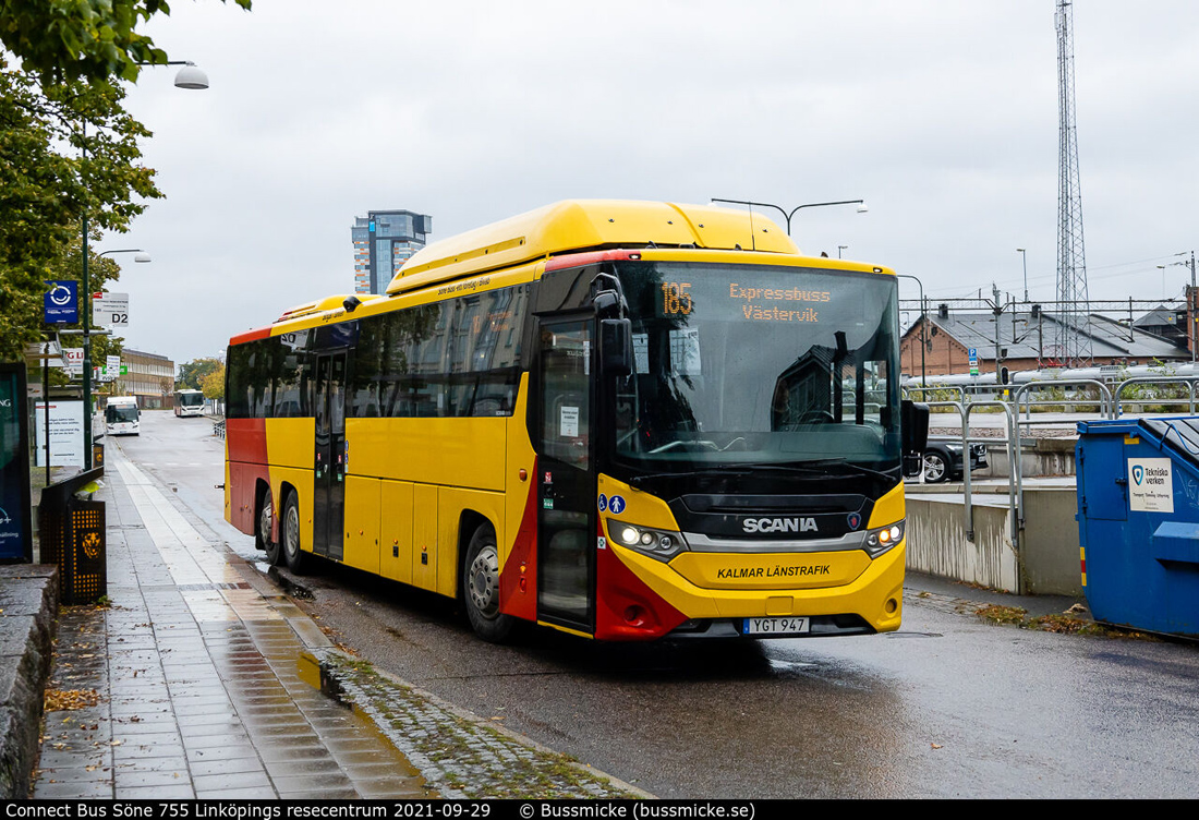 Kalmar, Scania Interlink LD CNG 14.3 # 755