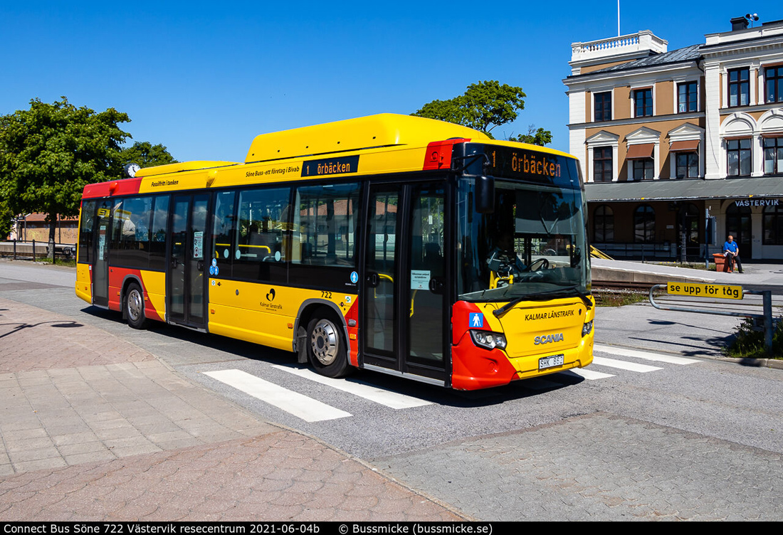Kalmar, Scania Citywide LE CNG # 722