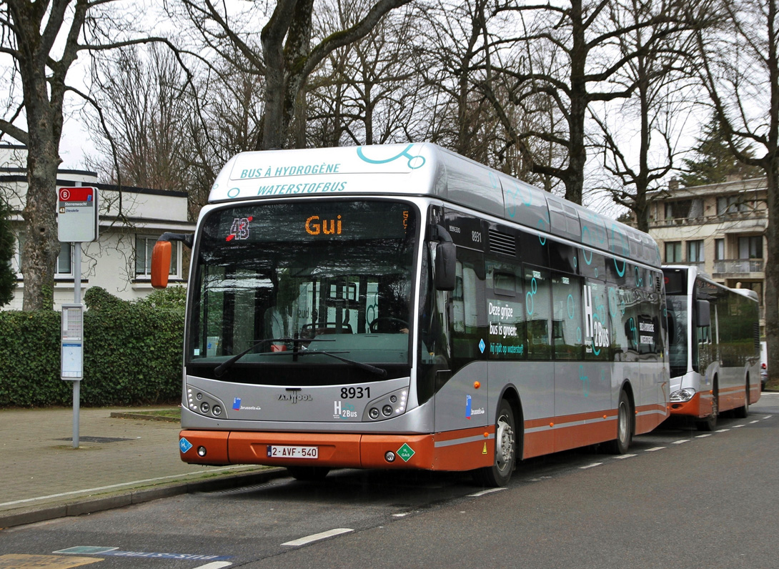 Brussels, Van Hool New A330 Fuel Cell # 8931