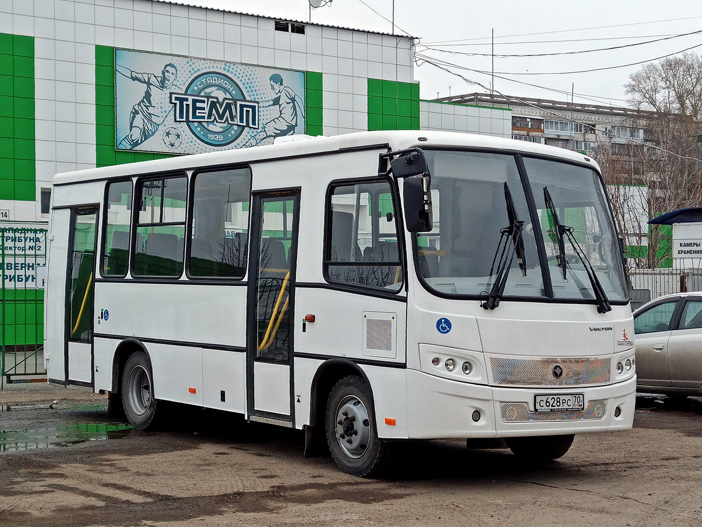 Tomsk, Автоуслуги 5020 (ПАЗ-3204) # С 628 РС 70