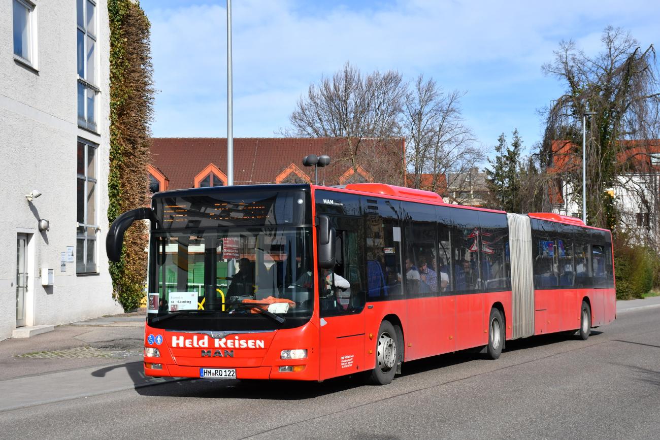 Хамельн, MAN A23 Lion's City G NG363 № HM-RQ 122; Бёблинген — SEV Stuttgart-Zuffenhausen — Weil der Stadt -(Calw)  (Württembergische Schwarzwaldbahn)