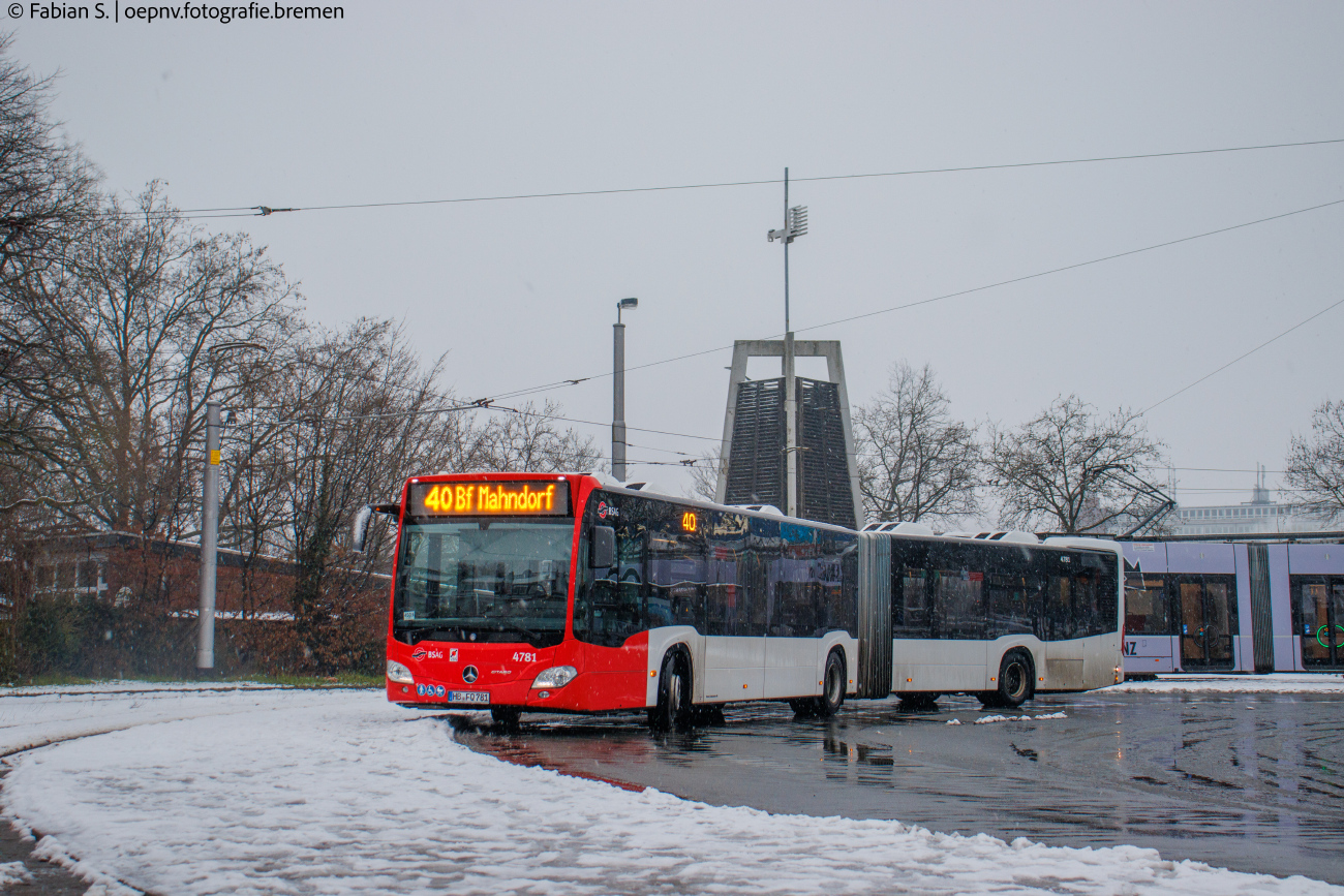 Bremen, Mercedes-Benz Citaro C2 G Hybrid # 4781