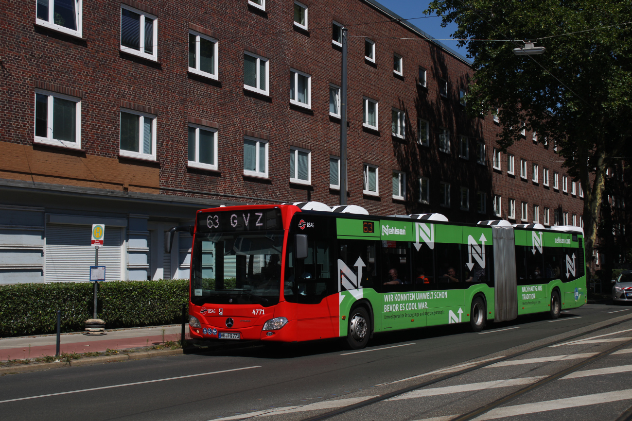 Bremen, Mercedes-Benz Citaro C2 G Hybrid # 4771