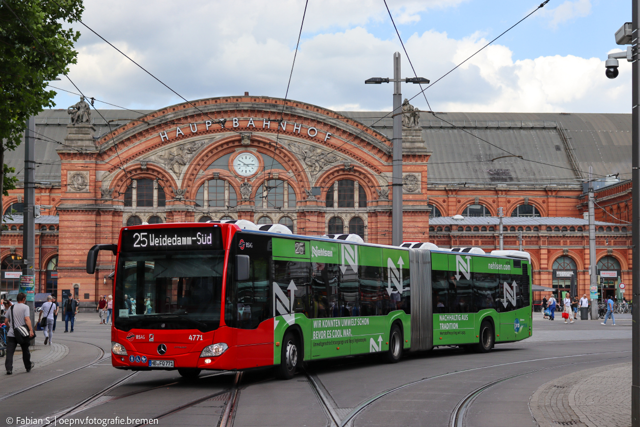 Bremen, Mercedes-Benz Citaro C2 G Hybrid # 4771