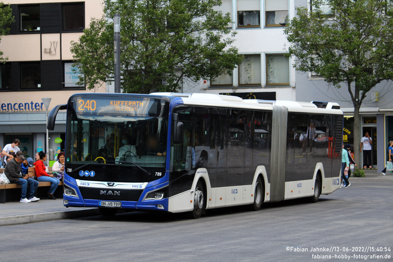 Düren, MAN 18C Lion's City NG360 EfficientHybrid # 789