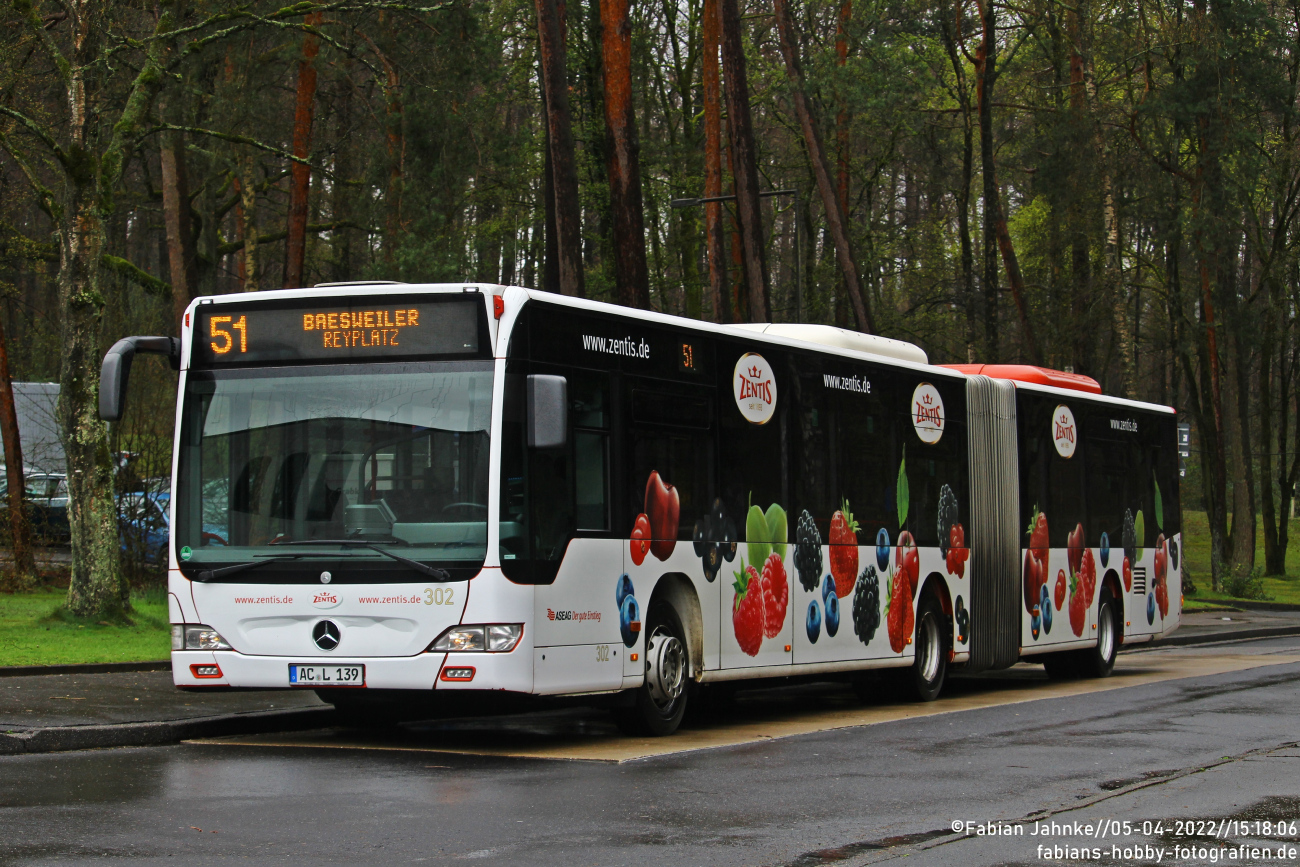 Aachen, Mercedes-Benz O530 Citaro Facelift G # 302