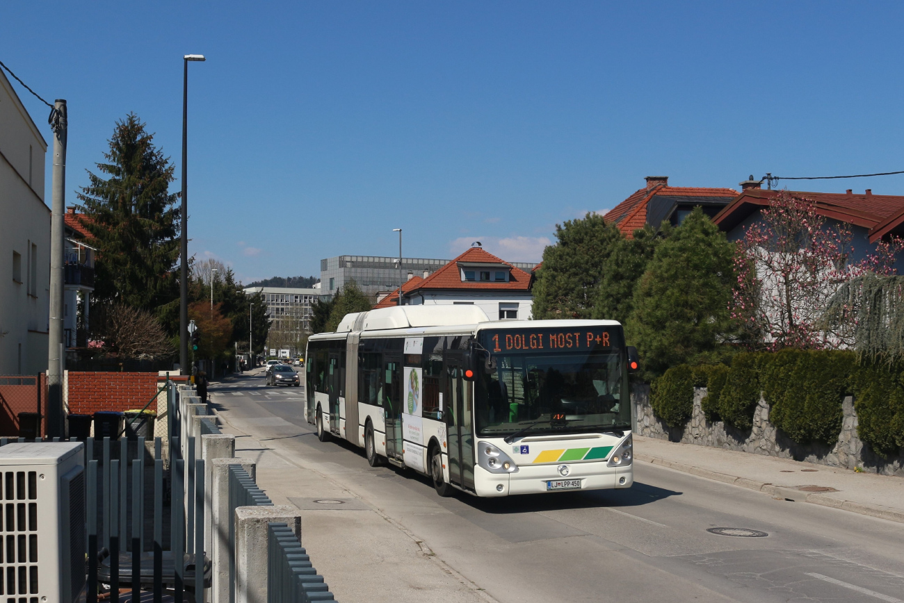 Ljubljana, Irisbus Citelis 18M CNG # 450