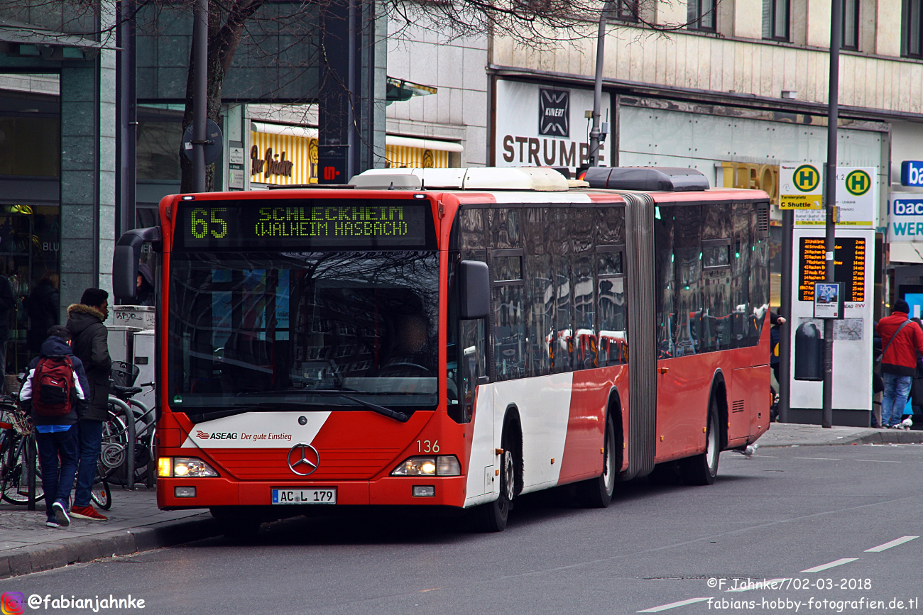 Aachen, Mercedes-Benz O530 Citaro G # 136