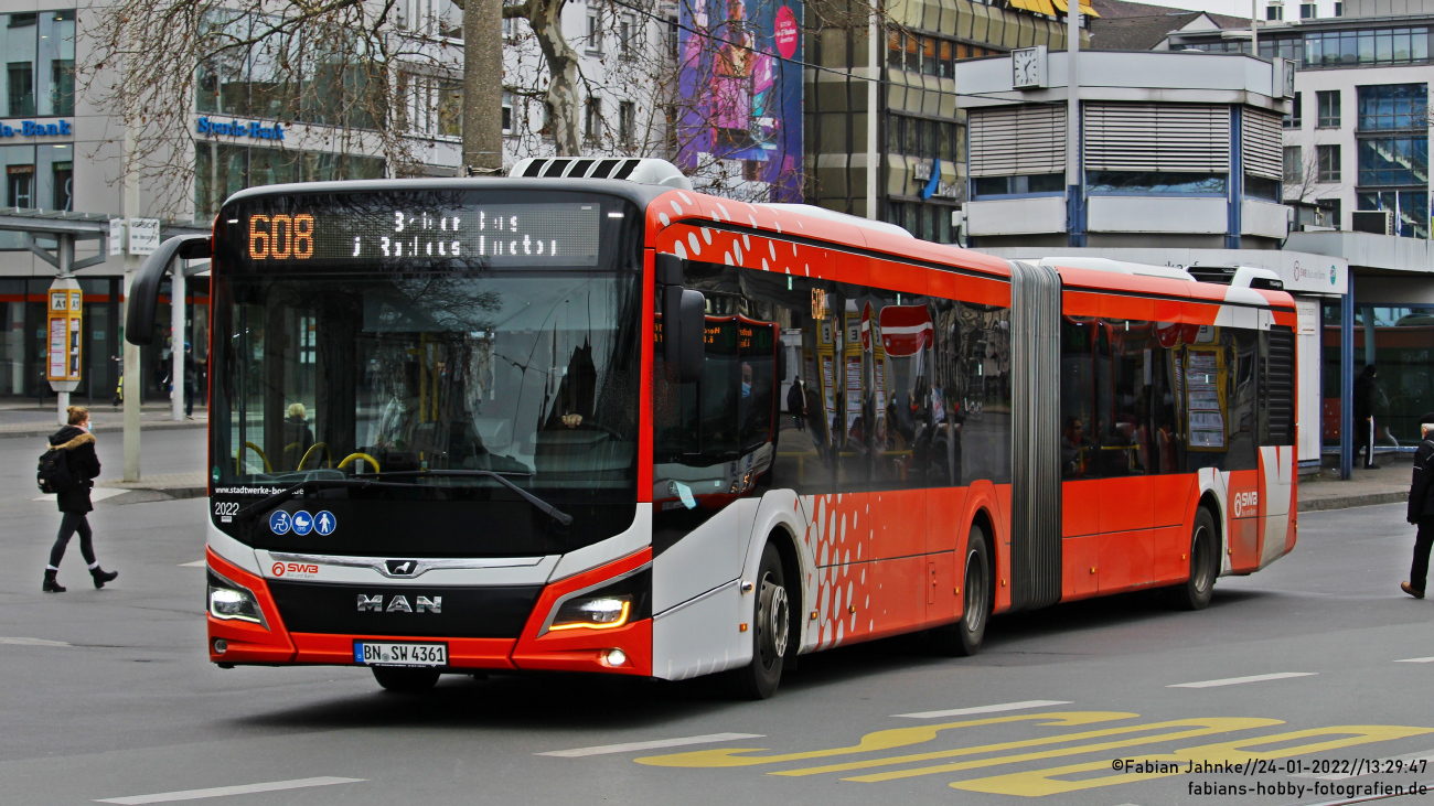 Bonn, MAN 18C Lion's City NG330 EfficientHybrid č. 2022