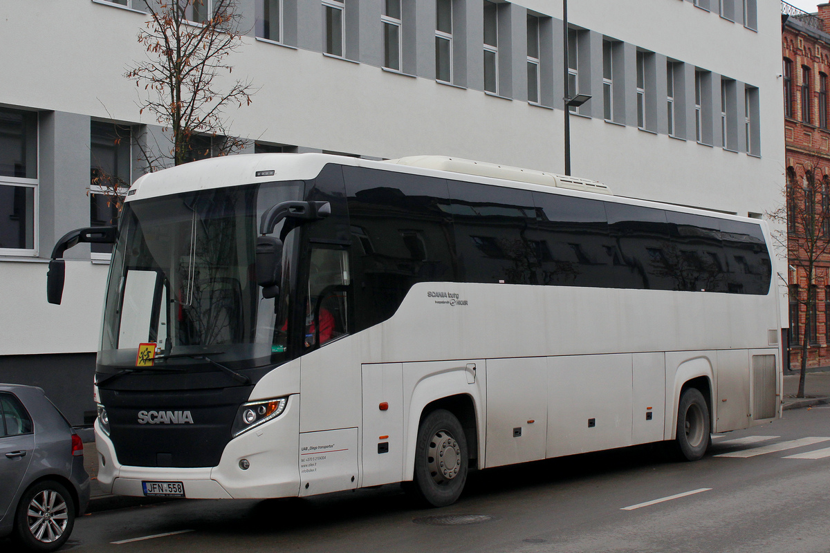 Vilnius, Scania Touring HD (Higer A80T) nr. JFN 558