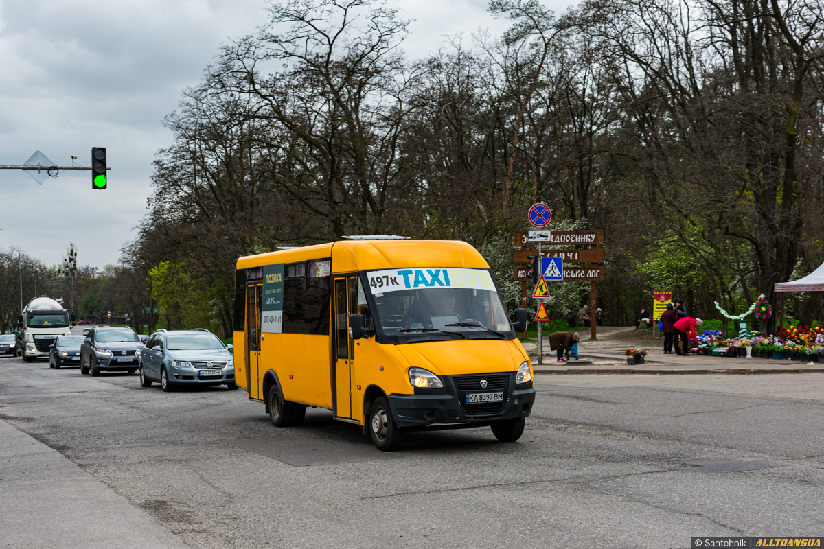 Kyiv, Ruta 25 # КА 8397 ВМ