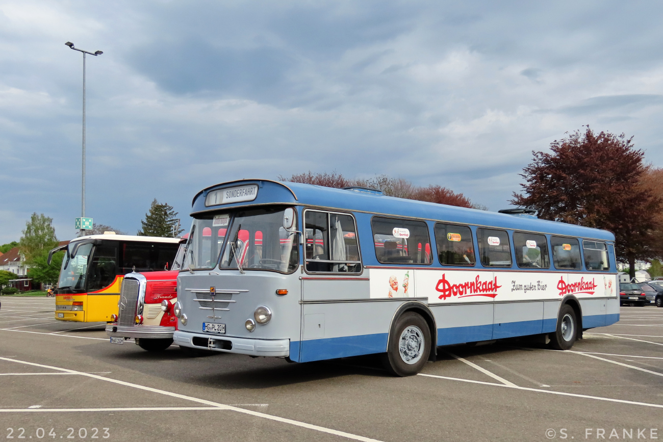 Bad Homburg vor der Höhe, Büssing Senator # HG-PL 20H; Speyer — 6th European Meeting of Historic Buses (22.04.2023)