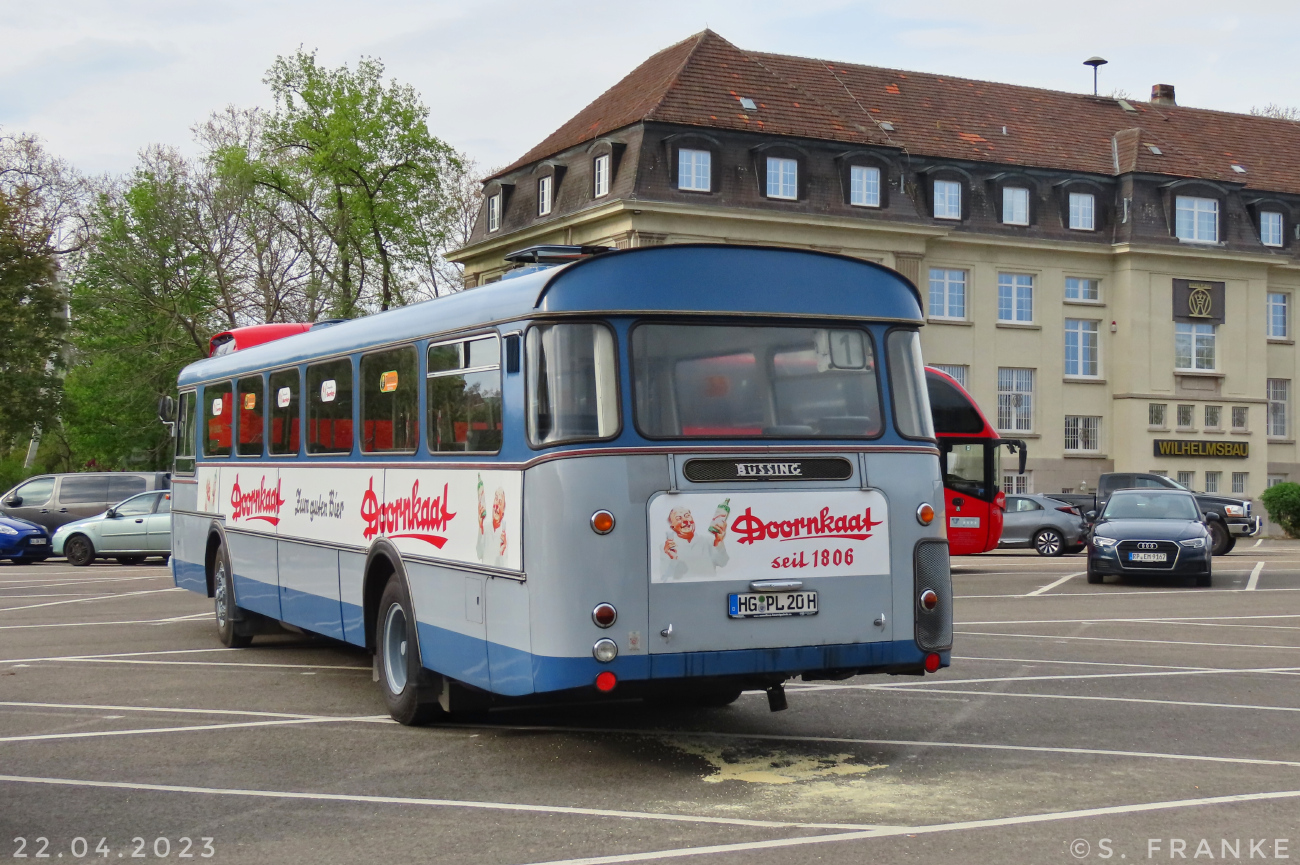 Bad Homburg vor der Höhe, Büssing Senator # HG-PL 20H; Speyer — 6th European Meeting of Historic Buses (22.04.2023)