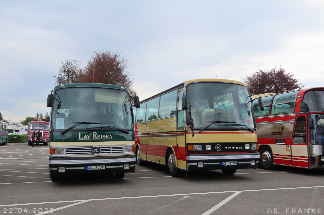 Esslingen am Neckar, Setra S211HD # ES-HD 211H; Speyer — 6th European Meeting of Historic Buses (22.04.2023)